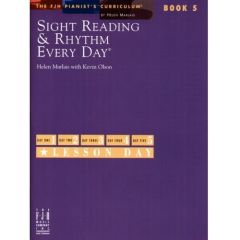 FJH MUSIC COMPANY SIGHT Reading & Rhythm Every Day Book 5