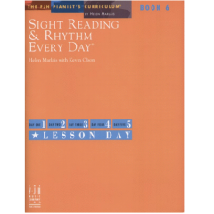 FJH MUSIC COMPANY SIGHT Reading & Rhythm Every Day Book 6