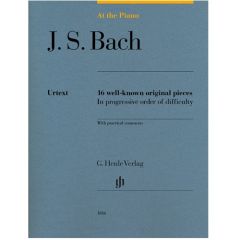 HENLE BACH At The Piano 16 Well-known Original Pieces