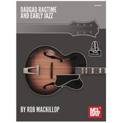 MEL BAY DADGAD Ragtime & Early Jazz Guitar By Rob Mackillop W/ Online Audio