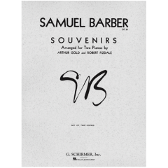 G SCHIRMER SAMUAL Barber Souvenirs For Piano Duet 2 Pianos 4 Hands