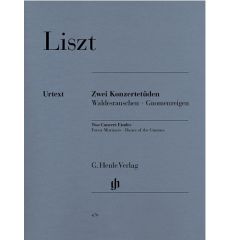 HENLE FRANZ Liszt Two Concert Etudes Waldesrauschen Gnomenreigen For Piano