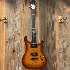 IBANEZ SZ520QM Electric Guitar Gold Amber Burst Used
