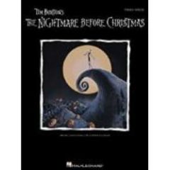 HAL LEONARD TIM Burton's The Nightmare Before Christmas - Piano/vocal/guitar Songbook