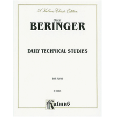 KALMUS BERINGER Daily Technical Studies For Piano
