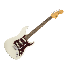 SQUIER BY FENDER CLASSIC Vibe 70's Stratocaster Olympic White W/ Laurel Fretboard