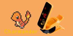 KORG PC2PHT Pitchclip 2 Pokemon Clip-on Tuner, Charmander