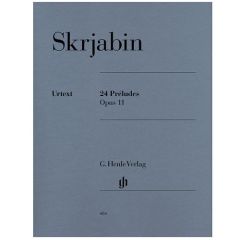 HENLE ALEXANDER Scriabin 24 Preludes Op. 11 Urtext