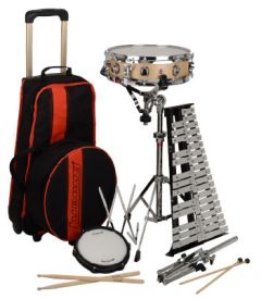 LUDWIG COMBINATION Percussion Snare & Bell Kit With Rolling Bag