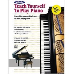 ALFRED TEACH Yourself To Play Piano For Beginner Of All Ages Cd Included