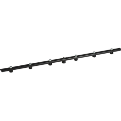 KOENIG & MEYER 23560-BLACK |850mm Extra Long Aluminum Microphone Bar W/ 6x Mic Position