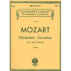 G SCHIRMER WOLFGANG A Mozart Nineteen Sonatas For The Piano Complete