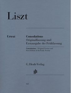 HENLE FRANZ Liszt Consolations For Piano