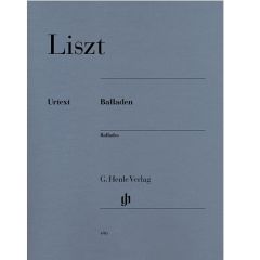 HENLE LISZT Balladen (ballades) For Piano Urtext