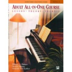 ALFRED ALFRED'S Basic Adult Piano Course Adult All-in-one Course Level 1 With Cd