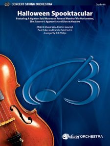 BELWIN HALLOWEEN Spooktacular String Orchestra Conductor Score & Parts Grade 4.5