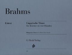 HENLE BRAHMS Hungarian Dances No 1-21 For Piano Four-hands Urtext