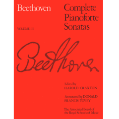 ABRSM PUBLISHING BEETHOVEN Complete Pianoforte Sonatas Volume 3 (nos 23-32)