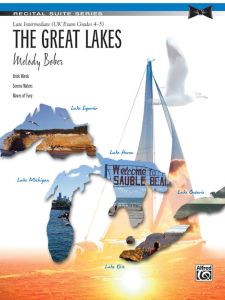 ALFRED THE Great Lakes By Melody Bober Late Intermediate Piano Sheet