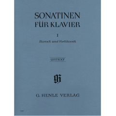 HENLE SONATINAS For Piano Volume 1 Baroque To Pre-classic