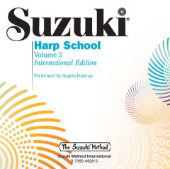 ALFRED SUZUKI Harp School Cd Volume 3 Performed By Angela Dastrup For Harp Cd Only