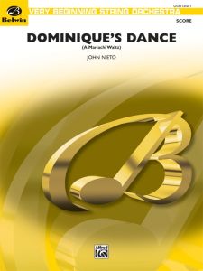 ALFRED DOMINIQUE'S Dance For String Orchestra Conductor Score & Parts By John Nieto