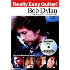 MUSIC SALES AMERICA BOB Dylan Really Easy Guitar Play Along With 11 Classic Tracks Includes Cd