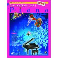ALFRED ALFRED'S Basic Piano Library Top Hits! Christmas Book Level 4