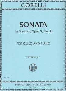 INTERNATIONAL MUSIC CORELLI Sonata In D Minor Op.5,no.8 Edited By Patrick Lee