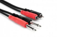 HOSA CPR202 Dual Rca - Dual 1/4-inch Cable 2-meter