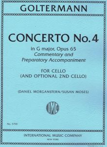 INTERNATIONAL MUSIC GOLTERMANN Concerto No.4 In G Major,opus 65 For Two Cellos