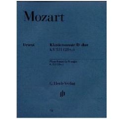 HENLE MOZART Piano Sonata In D Major K 311 (284c) For Piano Solo