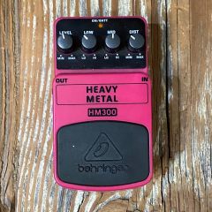 BEHRINGER HM300 Heavy Metal Distortion Effects Pedal Used