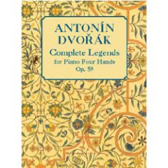 DOVER PUBLICATION ANTONIN Dvorak Complete Legends For Piano Four Hands Op. 59