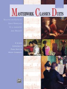 ALFRED MASTERWORK Classics Duets Level 3 A Graded Collection Of Teacher Student Duets