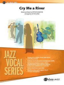 BELWIN CRY Me A River Words & Music By Arthur Hamilton For Jazz Ensemble Score & Part
