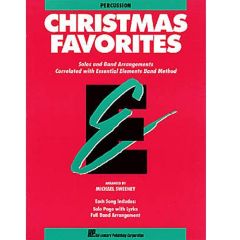 HAL LEONARD ESSENTIAL Elements Christmas Favorites For Percussion