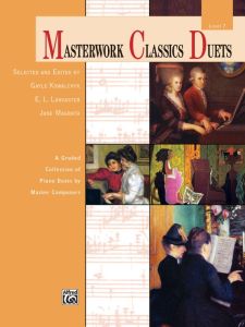 ALFRED MASTERWORK Classics Duets Level 7