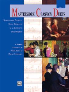 ALFRED MASTERWORK Classics Duets Level 9