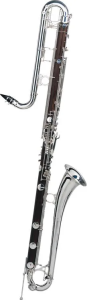 SELMER PARIS 41 Bbb Contra Bass Clarinet Rosewood Body Low C Silver-plated Keys