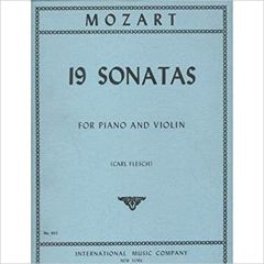 INTERNATIONAL MUSIC MOZART 19 Sonatas For Piano & Violin Edited By Carl Flesch