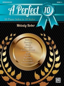 ALFRED A Perfect 10 Book 4 10 Piano Solos In 10 Styles By Melody Bober