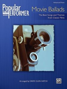 ALFRED POPULAR Performer Movie Ballads For Advanced Piano Solo