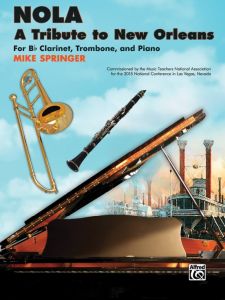 ALFRED NOLA: A Tribute To New Orleans For B-flat Clarinet/trombone/piano