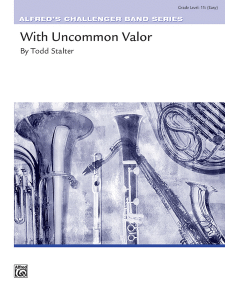 ALFRED WITH Uncommon Valor By Todd Stalter