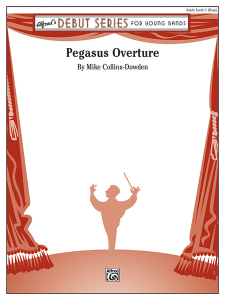ALFRED PEGASUS Overture By Mike Collins-dowden Alfred Debut Series