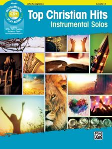 ALFRED TOP Christian Hits Instrumental Solos For Alto Saxophone W/cd