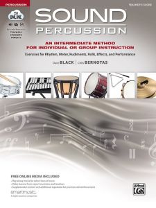 ALFRED SOUND Percussion For Teacher Score By Dave Black & Chris Bernotas
