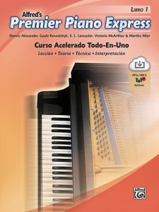 ALFRED PREMIER Piano Express:spanish Edition Libro 1 For Piano With Cd-rom