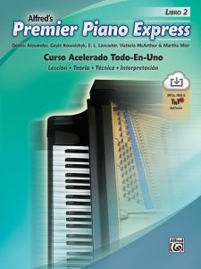 ALFRED PREMIER Piano Express:spanish Edition Libro 2 For Piano With Cd-rom